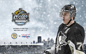 Evgeni Malkin Nhl Winter Classic Poster Wallpaper