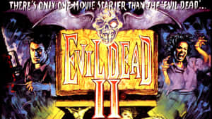 Evil Dead Ii Retro Wallpaper