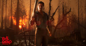 Evil Dead Shotgun Man Wallpaper