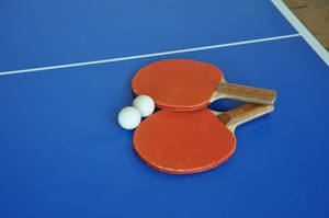 Excellent Table Tennis Set Wallpaper