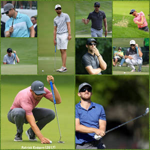 Exceptional Golfer Patrick Rodgers In Action Wallpaper