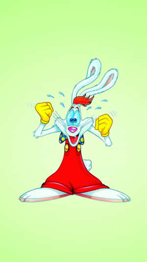 Excited Roger Rabbit Cartoon Wallpaper