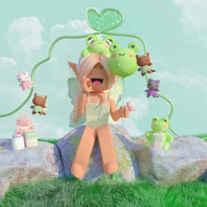 Exciting Adventure In Roblox Gfx Wallpaper