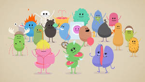 Exciting Group Portrait Of Dumb Ways To Die Characters Wallpaper