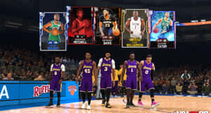 Exciting Nba 2k20 Game Action Wallpaper