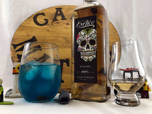 Exotico Tequila Blue Cocktail Wallpaper