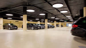 Expensive Car Parking Lot Garage Wallpaper