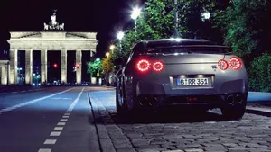 Experience A Thrill Ride With The Nissan Gtr Wallpaper