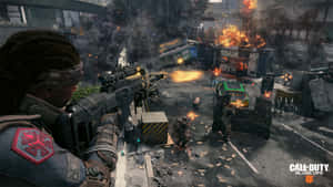 Experience An Exhilarating Battle On The Frontlines Of Call Of Duty: Black Ops 4 Wallpaper
