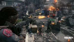 Experience An Exhilarating Battle On The Frontlines Of Call Of Duty: Black Ops 4 Wallpaper