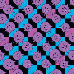 Experience Mind-bending Visuals With This Psychedelic Trippy Cartoon Wallpaper