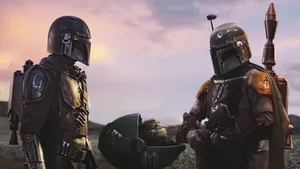 Experience Powerful Computing With The Mandalorian Pc Wallpaper