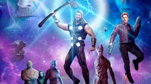 Experience The Adventure Of Guardians Of The Galaxy In 4k. Wallpaper