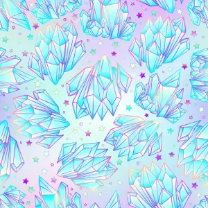 Experience The Beauty Of Pastel Crystals Wallpaper