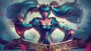 Experience The Epic Adventures Of League Of Legends Wallpaper
