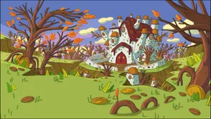 Experience The Magical World Of Adventure Time! Wallpaper