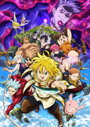Experience The Seven Deadly Sins On Your Iphone. Wallpaper
