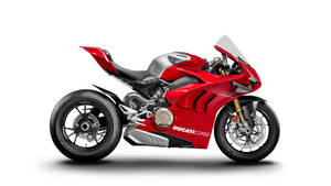 Experience The Thrill Of The Track With The Revolutionary Ducati Panigale V4 R Wallpaper