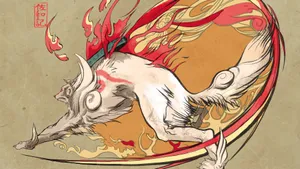 Experience The Wonder Of Okami Hd. Wallpaper