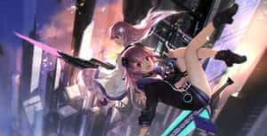 Explore An Alternate Universe With Hyperdimension Neptunia Wallpaper