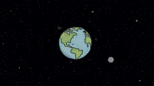 Explore The Beautifully Animated Universe Wallpaper