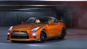 Explore The City In The Powerful Gtr R35 Wallpaper