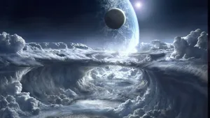 Explore The Depths Of The Outer Space Wallpaper