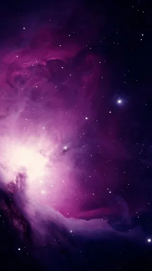 Explore The Endless Beauty Of The Night Sky With A Glimpse Of A Beautiful Galaxy Wallpaper