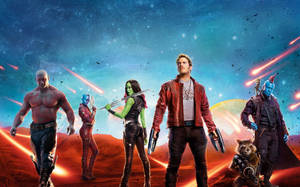 Explore The Galaxt With The Guardians Of The Galaxy Wallpaper