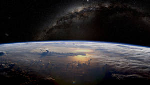 Explore The Galaxy From Earth Wallpaper