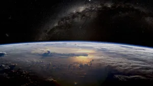 Explore The Galaxy From Earth Wallpaper