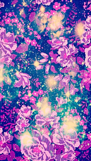 Explore The Glitter Galaxy Wallpaper