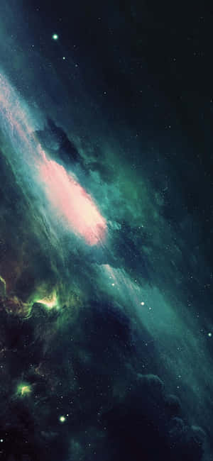 Explore The Mysteries Of The Green Galaxy Wallpaper