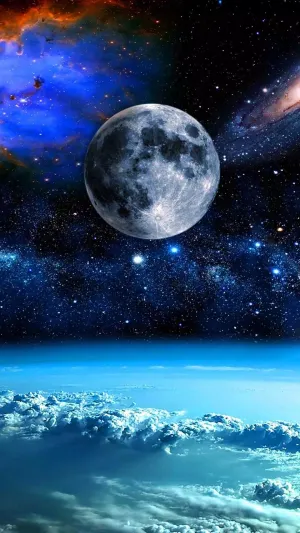 Explore The Possibilities Of Android In Space Wallpaper