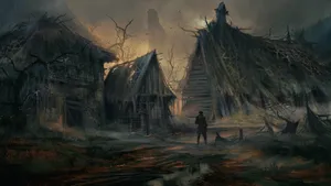 Explore The Stunning Visuals Of Fantasy Realms Wallpaper