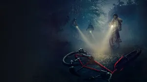 Explore The Upside Down In Style With The Stranger Things Bike Wallpaper