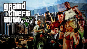 Explore The Vibrant World Of Los Santos In Grand Theft Auto 5 Wallpaper