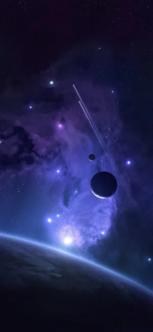 Explore The World Of Colors And Deep Space With Apple's Iphone Xr Wallpaper