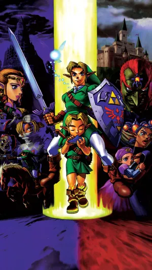 Explore The World Of Hyrule With The Legend Of Zelda: Breath Of The Wild Wallpaper