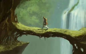 Exploring The Jungle Fantasy Wallpaper