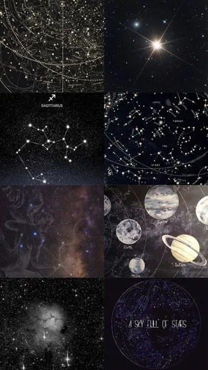 “express Your Inner Fire With Sagittarius Aesthetic” Wallpaper