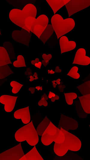 Express Your Love With This Beautiful Red Heart. Wallpaper
