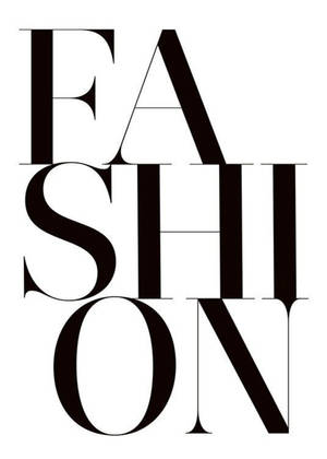 Express Your Style With Minimalist Fashion Word Art Wallpaper