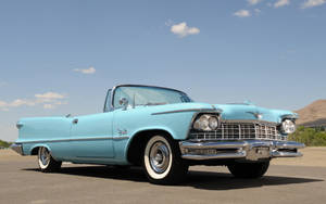 Exquisite 1958 Chrysler Imperial Convertible Wallpaper
