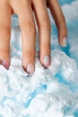 Exquisite Nail Art On Soft Cotton Wallpaper