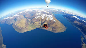 Extreme Sports Parachuting Skydiver Wallpaper