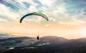 Extreme Sports Paragliding Mountains Wallpaper