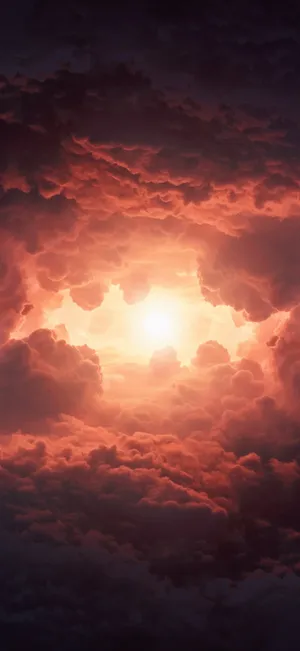 Extreme Sunset Cloud Wallpaper
