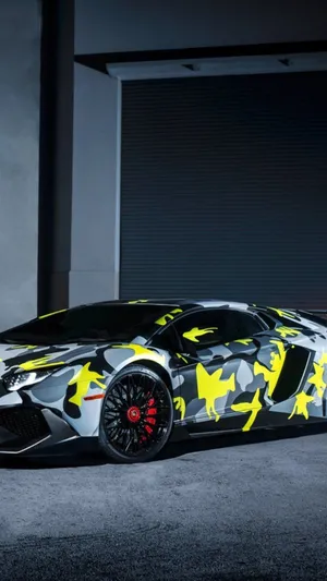 Eye Catching Iphone Lamborghini Theme Wallpaper