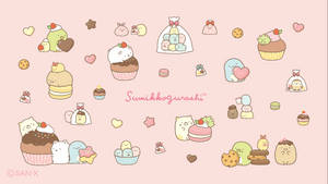 Eye-catching Sumikko Gurashi Themed Pastries & Desserts Wallpaper